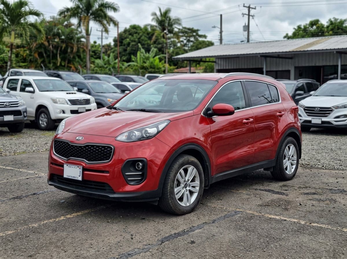 2018 Kia Sportage, Rojo