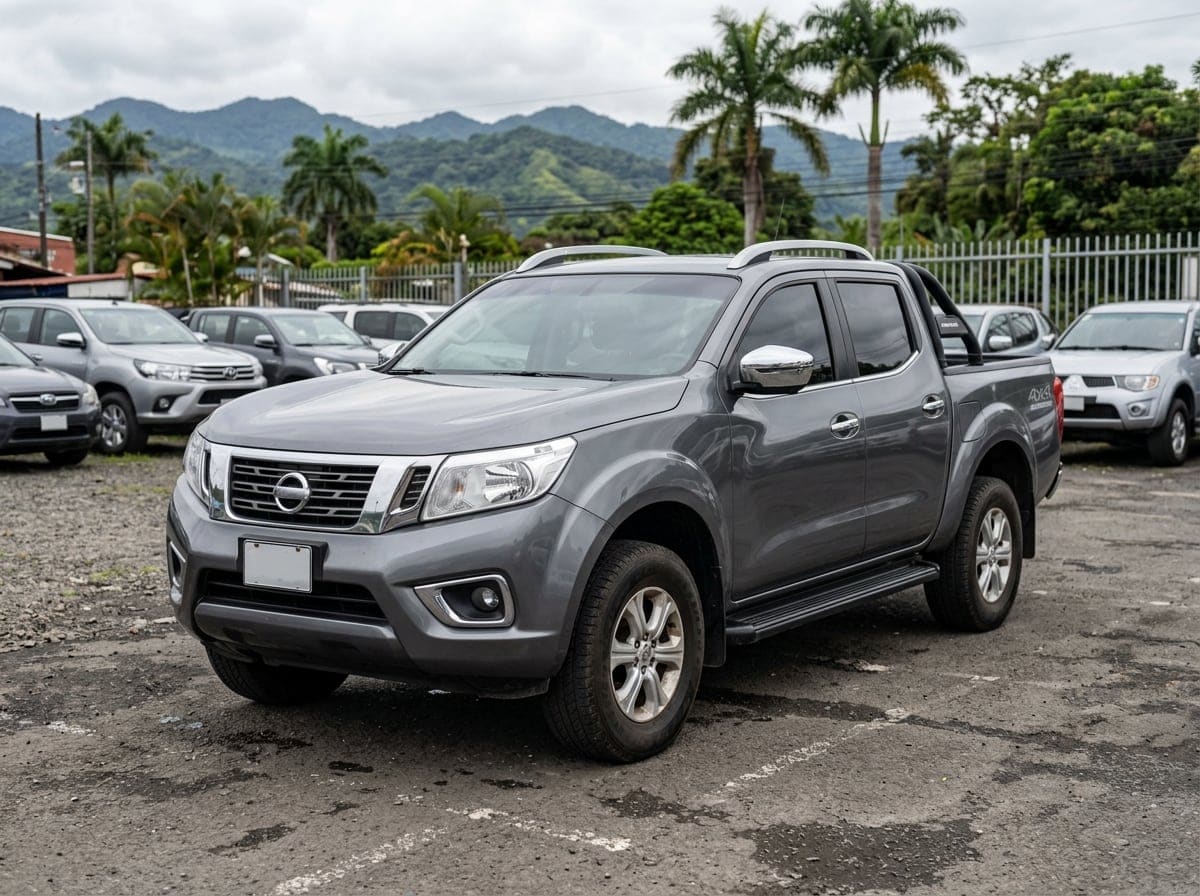 2017 Nissan Frontier, Gris oscuro